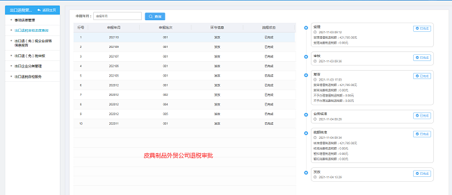 广东某皮具制品外贸公司